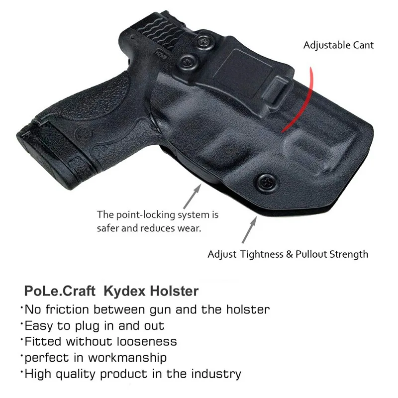 IWB KYDEX Holster für Smith & Wesson M & P Schild 2,0 9mm .40 S & W Pistolen Holster Rechts Hand Taktische IWB Verschweigen Holster Fall