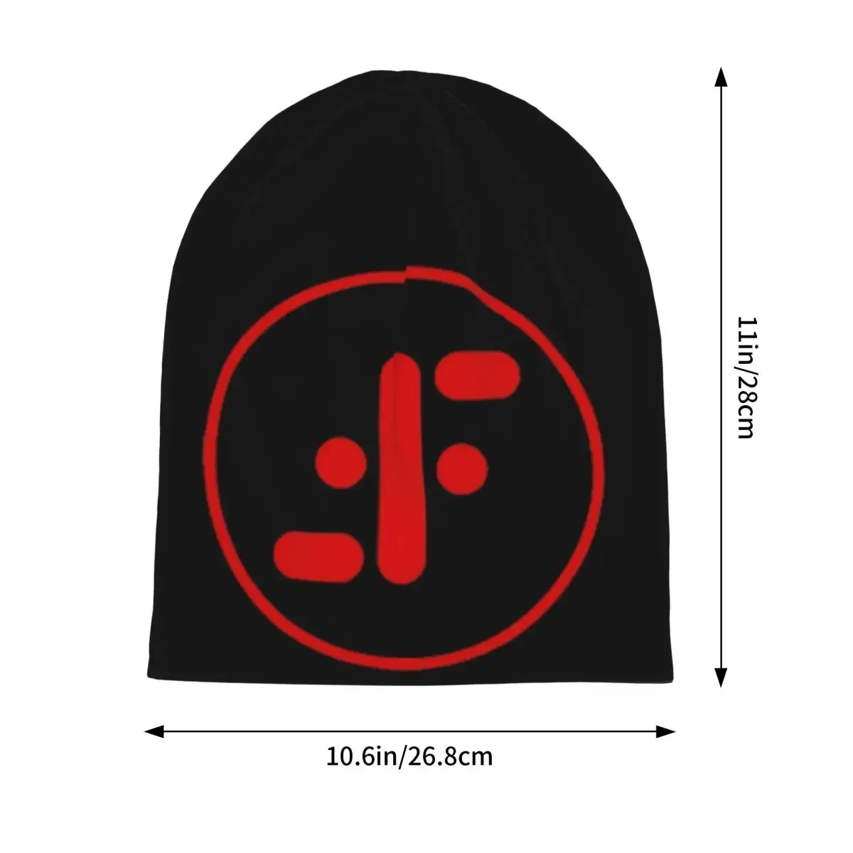 V The Visitors Insignia (Red) Ciepła czapka z dzianiny Hip Hop Bonnet Hat Jesień Zima Czapki outdoorowe dla mężczyzn Kobiety Dorośli