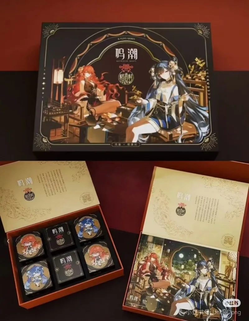 

Official Game Anime Wuthering Waves X Daoxiangcun‌ DXC Cosplay AUGUSTA IUNO Badge Card Gift Box in Stock