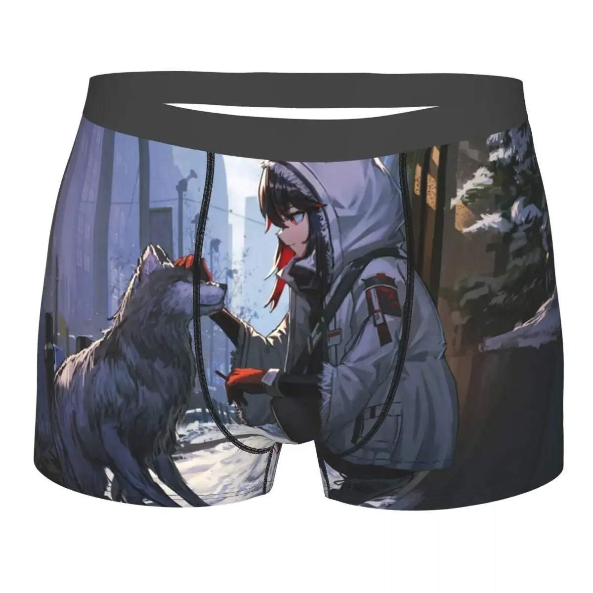 Video Game - Arknights Underpants Breathbale Panties Male Underwear Print Shorts Boxer Briefs