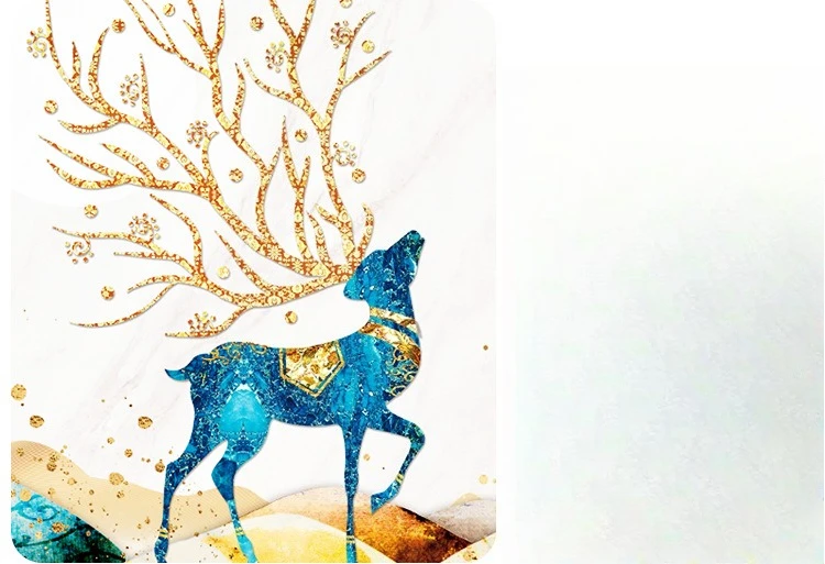 

New Chinese style, living room, aluminum alloy, decorative painting