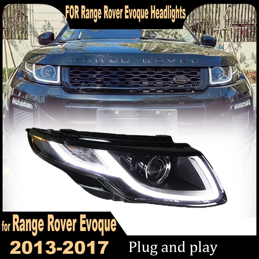 LED Front Lights For Land Rover Range Rover Evoque Led Headlights L538 2012-2018 Upgrade Led DRL Lights Assembly Accessories