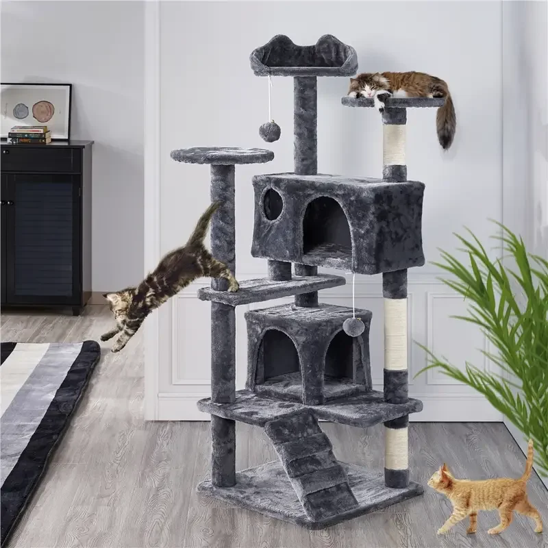

Customizable Large House for for Kittens & Tree Cat Tower Condo