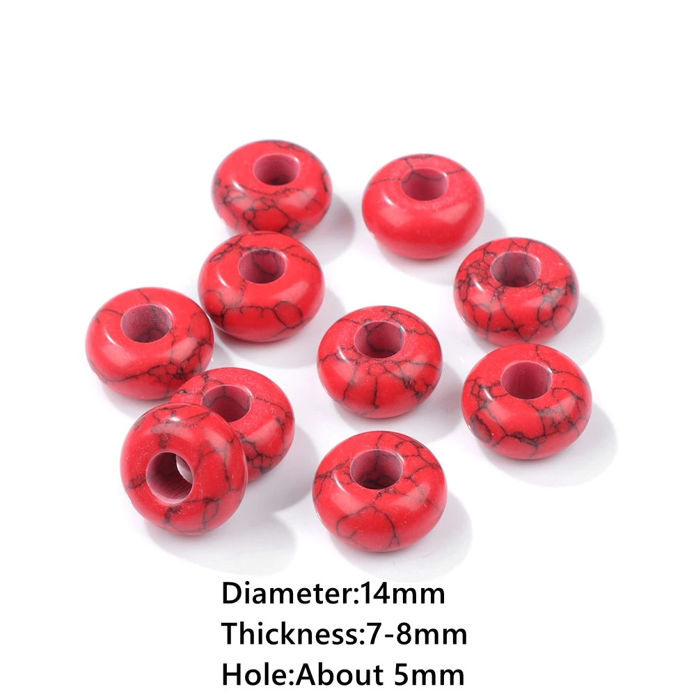 Wholesale Natural Stone Big Hole Beads