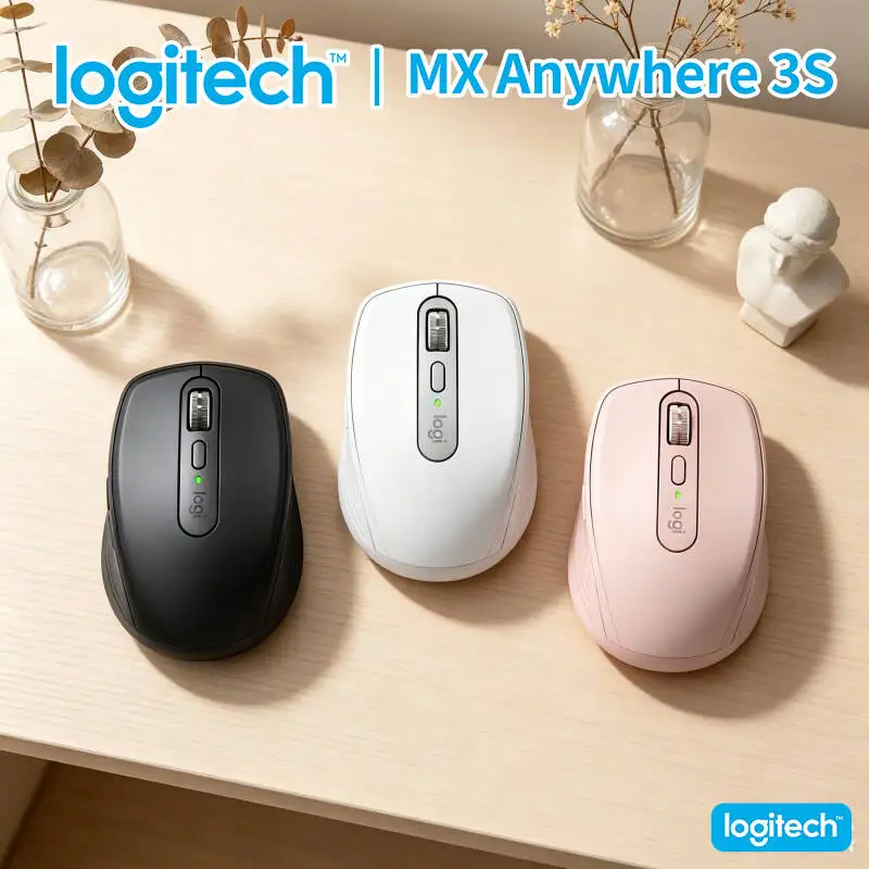 High-Performance MX Anywhere 3S - 8000 DPI Darkfield, USB-C Quick Charge, Hyper-Scroll, Great for Multi-Device Shop