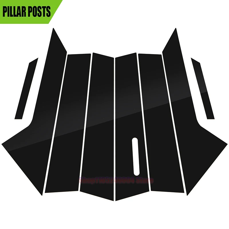 Car Pillar Posts For Lincoln MKZ Keyless 2013 2014 2015 2016 2017 2018 2019 2020 DoorWindow Trim Cover BC Column Sticker 8Pcs