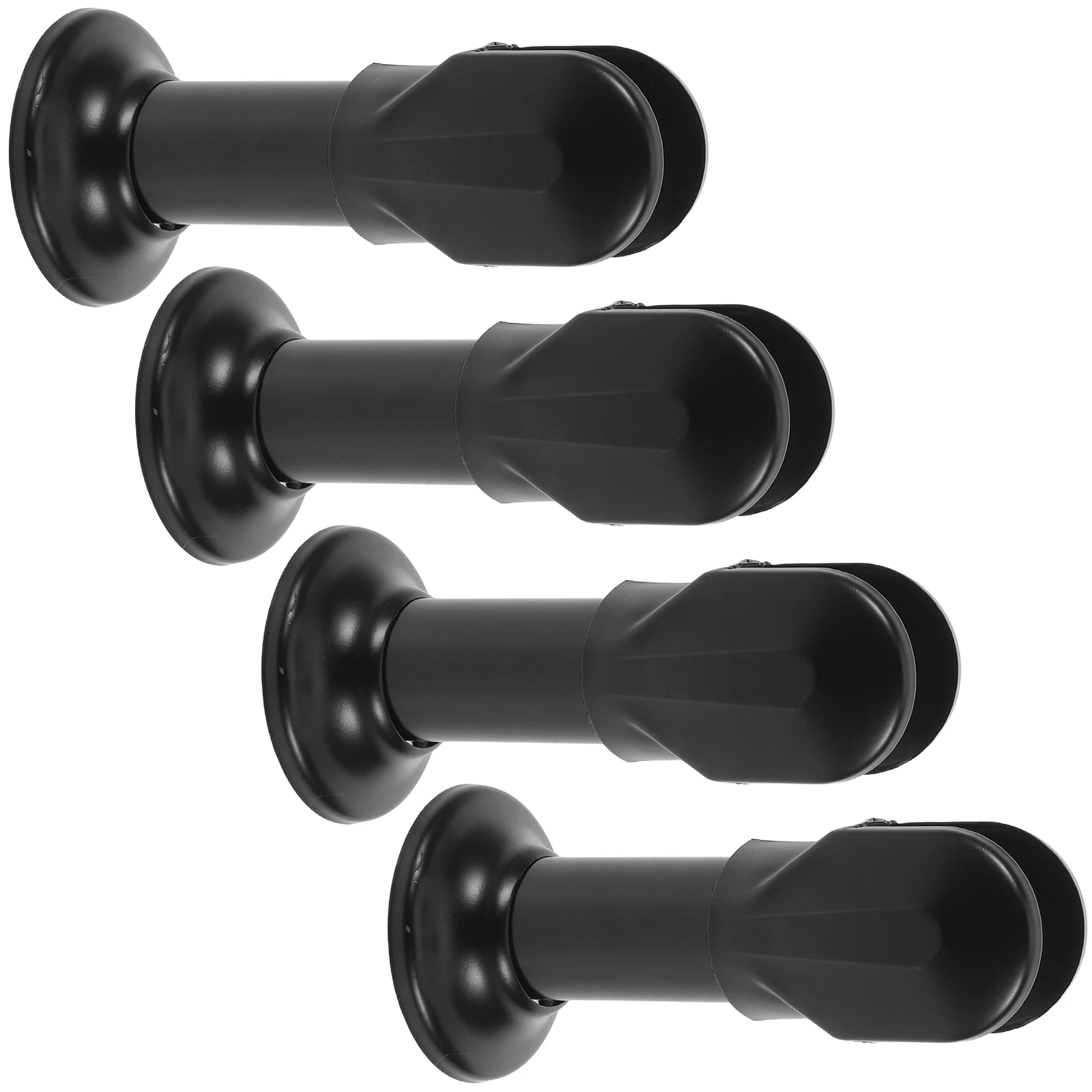 

4pcs Stainless Steel Bathroom Partition Hardware Toilet Support Brackets Heavy Duty Foot Public Restroom Dividers Durable