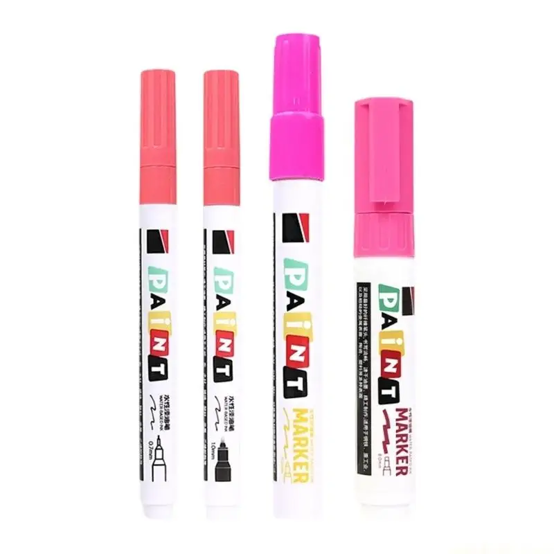4Pcs Multipurpose Stone Repair Paint Pen For Drawing on Rock Metal Plastic
