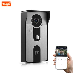 Sonnette d'interphone vidéo Tuya, haute définition à 1080 °, sonnette WiFi Home Intelligence, téléphone portable, longue portée, déverrouiller la porte, 120 P