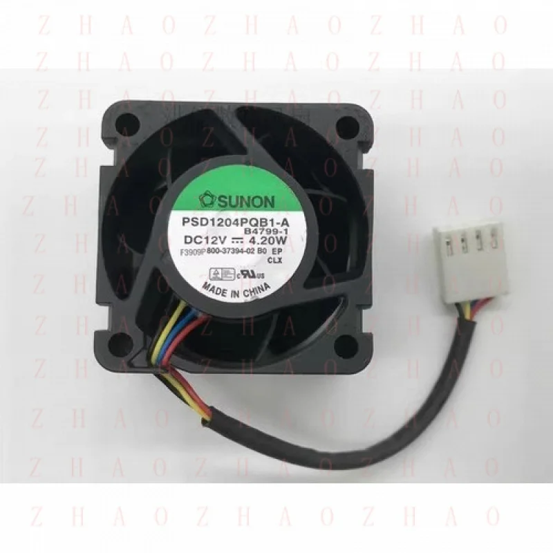 

L+ for SUNON 4028 DC12V 4CM 4.20W 4-Wire Silent Cooling Fan PSD1204PQB1-A