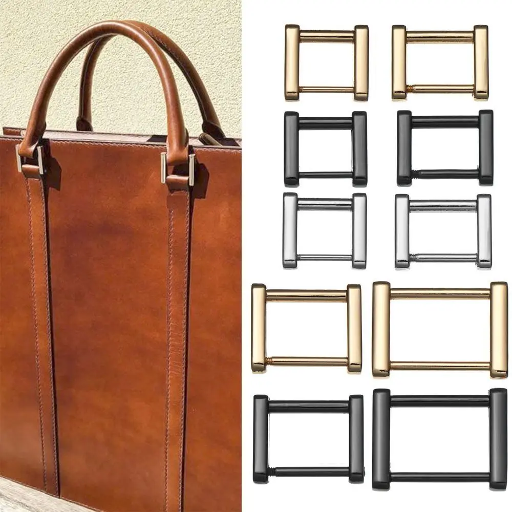 Strap Accessories Shoulder Webbing Buckle Clasp Detachable Strap Connector Rectangle Rings Buckle Bag Loop Screw Rings Buckle