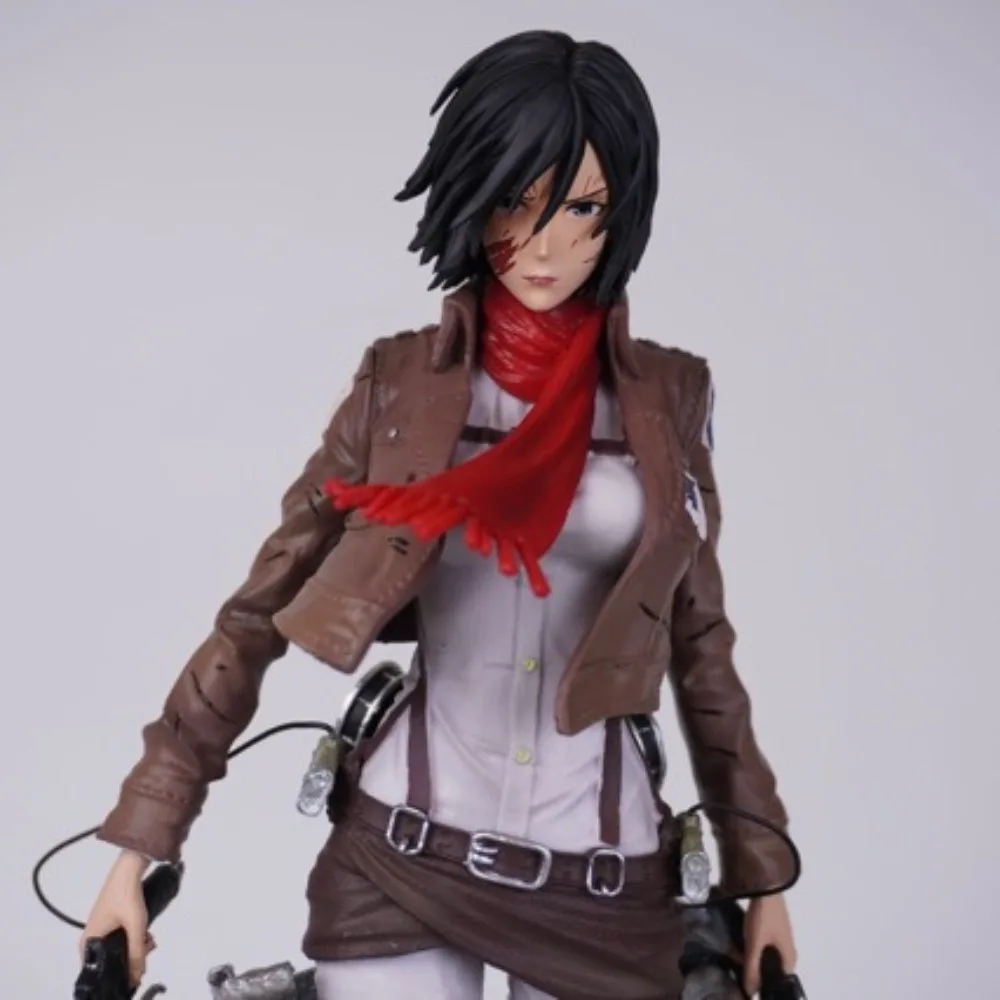 30cm-1181インチ-アニメ-進撃の巨人-ミカサ・アッカーマン-フィギュア-pvc-アクションフィギュア-コレクションモデル-おもちゃ-ギフト
