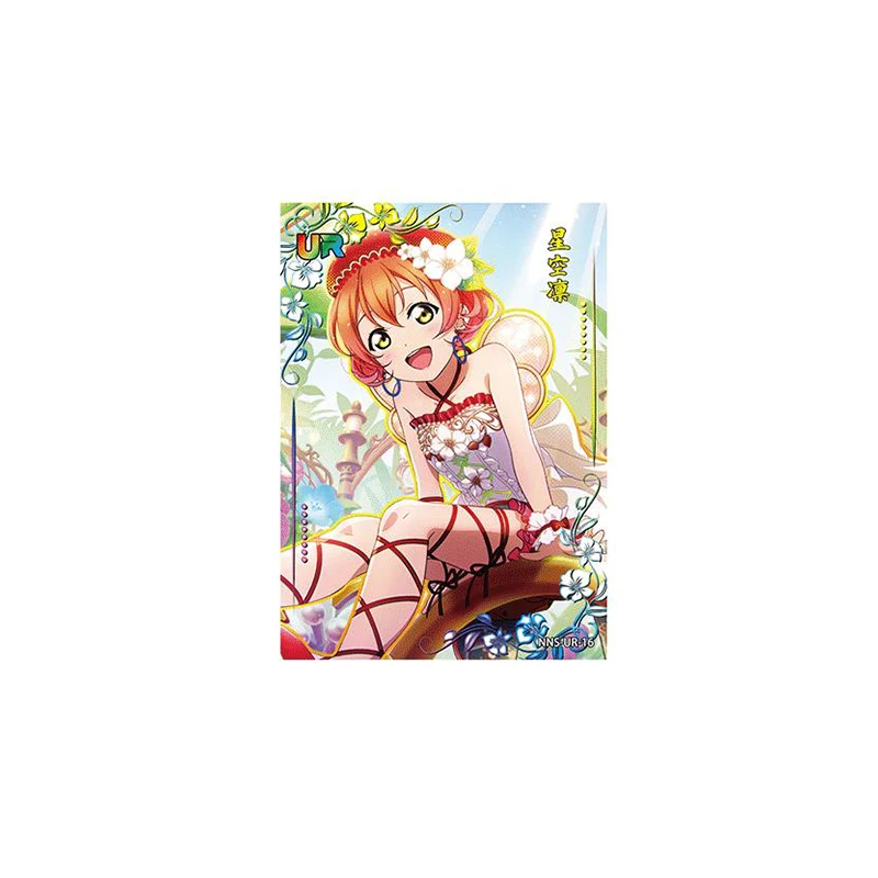 ONE PIECE UR series Makise Kurisu Anime characters Bronzing game collection card rare Cartoon toy flash card Christmas gift