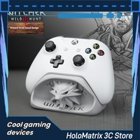 Wizard Wolf Head Badge Game Controller Base Bracket For Xbox Gamepad Gaming Peripherals Computer Accessories Desktop Storage