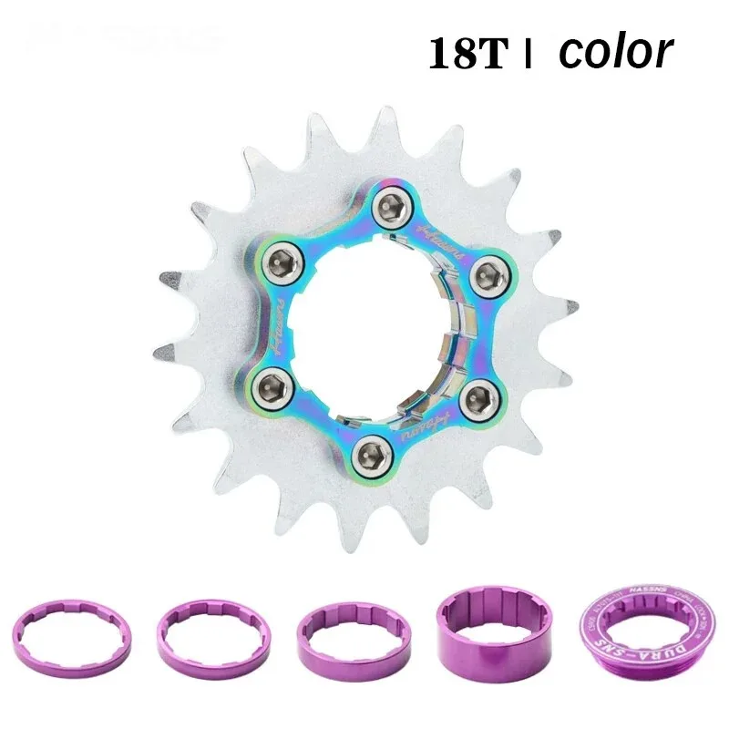 HASSNS kit single k7 16T 18T single speed conversion kit Suitable