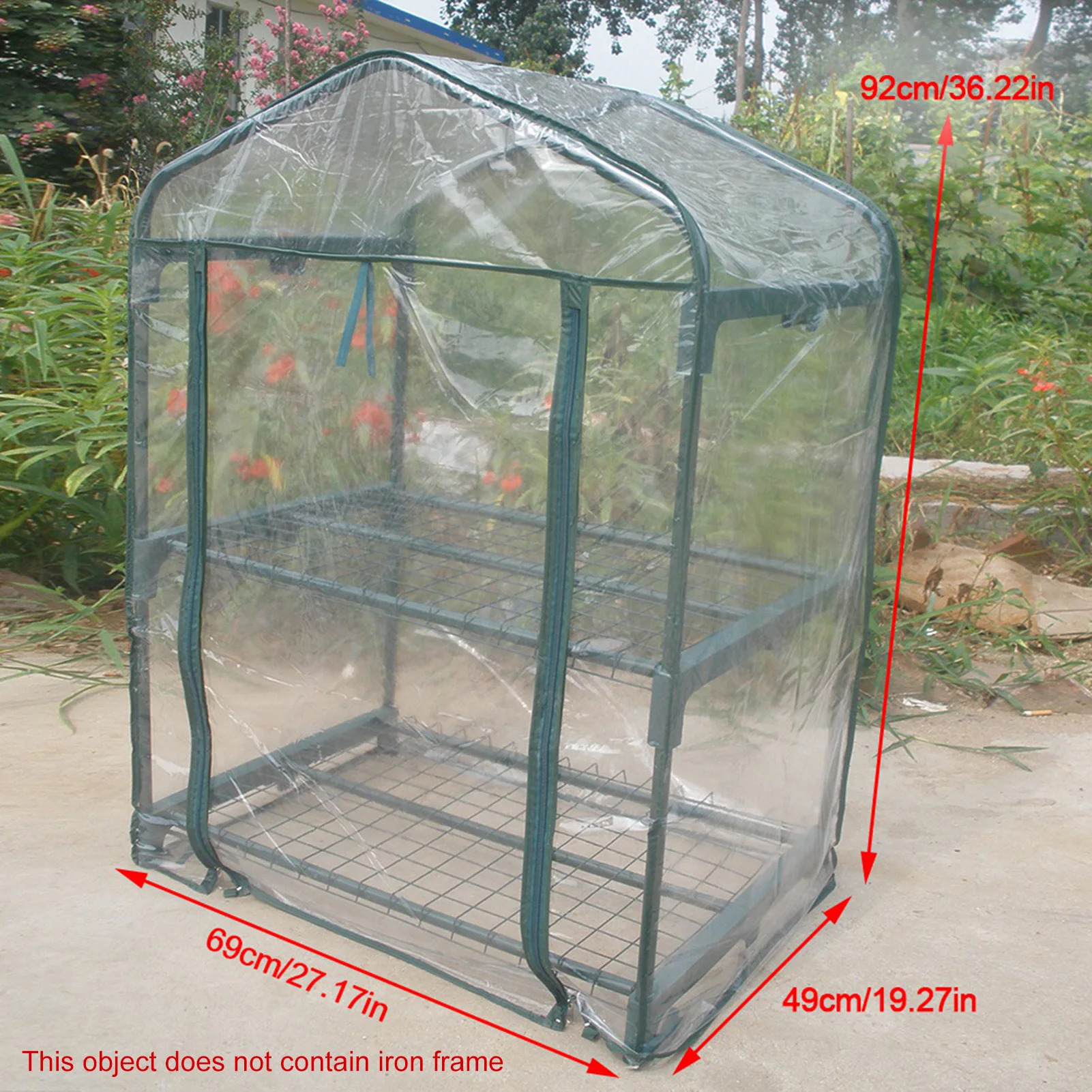 

Mini Portable Garden Green House Warm Greenhouse Flower Plants Gardening Outdoor Without Stand Warm Garden House Warm Greenhouse