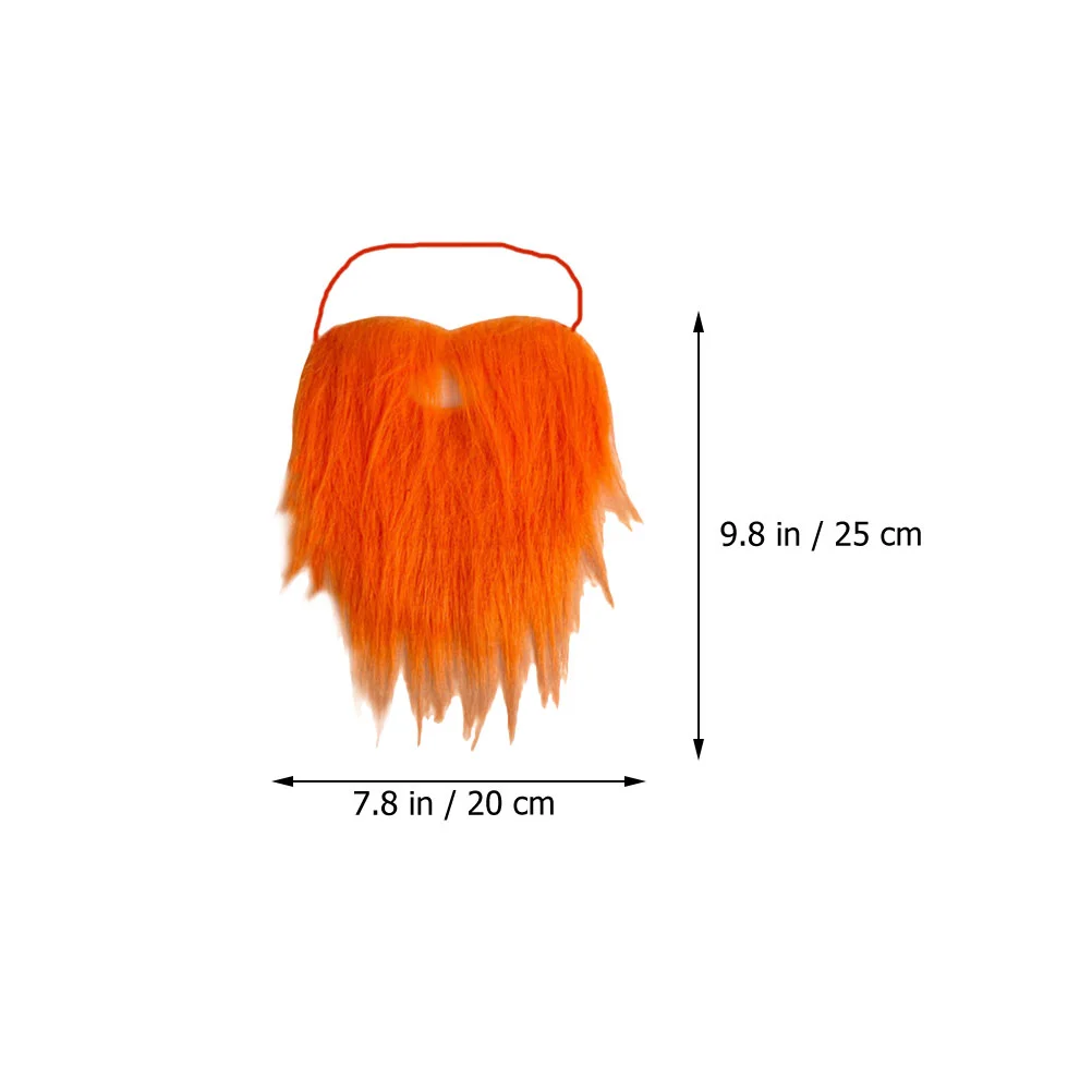 Máscara engraçada falsa do bigode para o partido do baile, adereços da flanela para a criança do homem, barba do Dia das Bruxas, dançando, 2 pcs