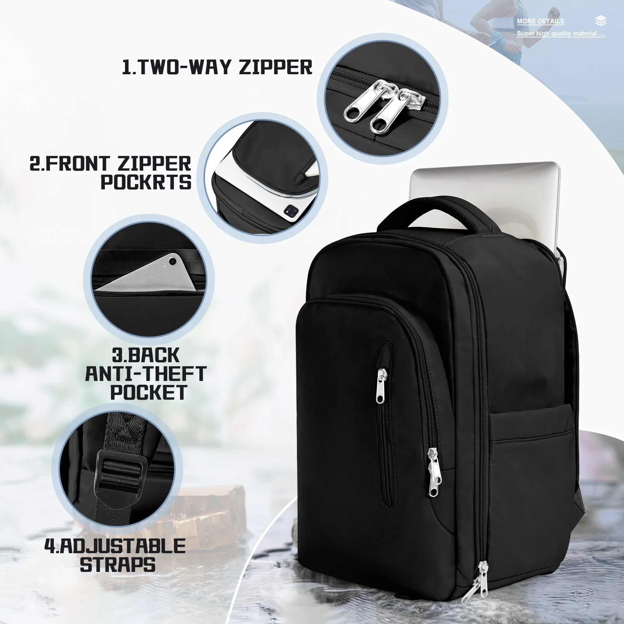 초경량 가방 비즈니스 출근 백팩 출장용 백팩 노트북 백팩 여행 백팩 탑승 비행기 탑승 가능 백팩 항공 적용 백팩  슬림 백팩 수화물 백팩 직장인 백팩 대학생 책가방 남자 백팩 여성용 백팩 방수 백팩 여행 백팩 하이엔드급 가방 고퀄리티가방 배낭 백팩