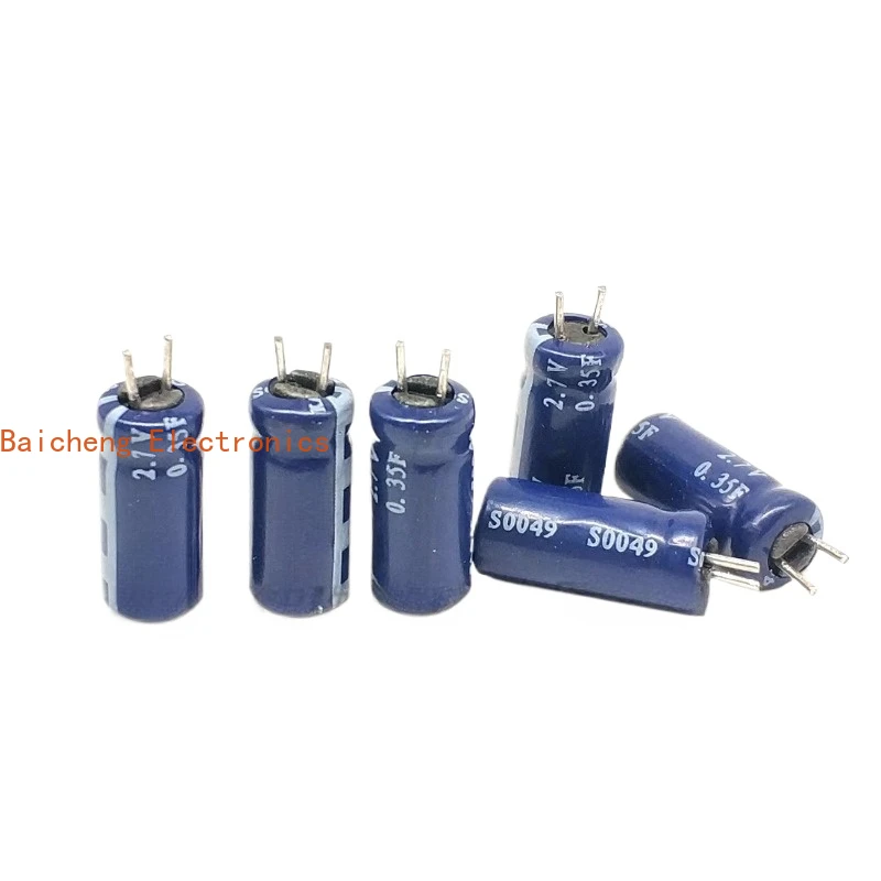 

10PCS 2.7V0.35F Superfarad Capacitor Pin HP-2R7-J354VYJ03 (A05)