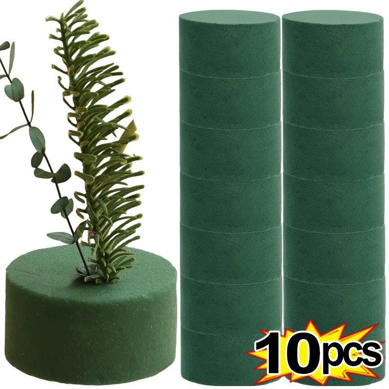 

Moisture Retaining Flower Arrangement Foam Block Green for Weddings Party Gardens Fresh Flowers Maintenance Easy Use Cut To Size