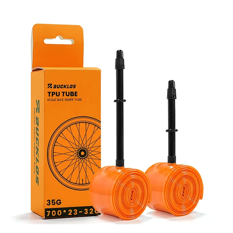 AliExpress BUCKLOS 700C TPU Bicycle Inner Tube Gravel Road Bike Inner Tire Lightweight Presta Valve Anti-Puncture Inner Tube 23/32C 33/45C