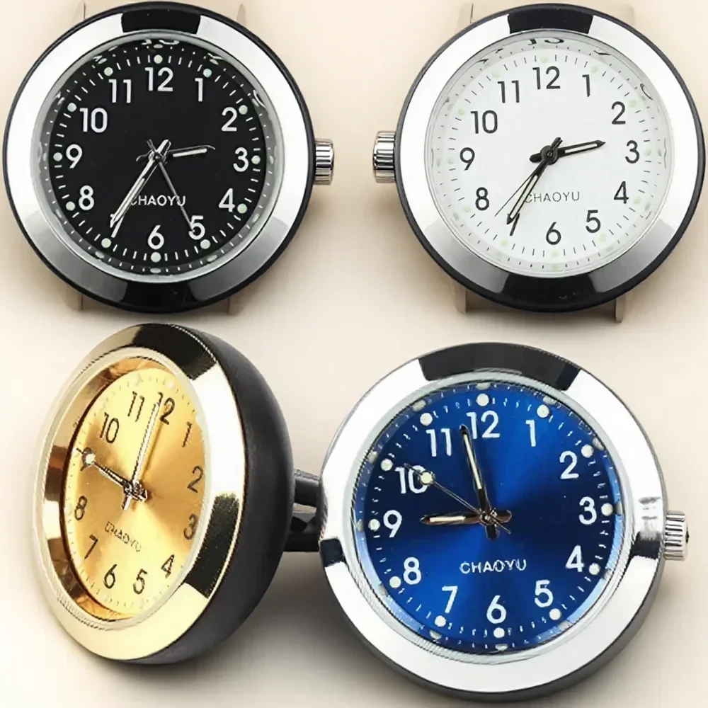 Mini Luminous Car Vent Clocks Watch, Stick On Dashboard Car Clock, Mini Tiny Small Luminous Car Analog Clocks Watch For Car
