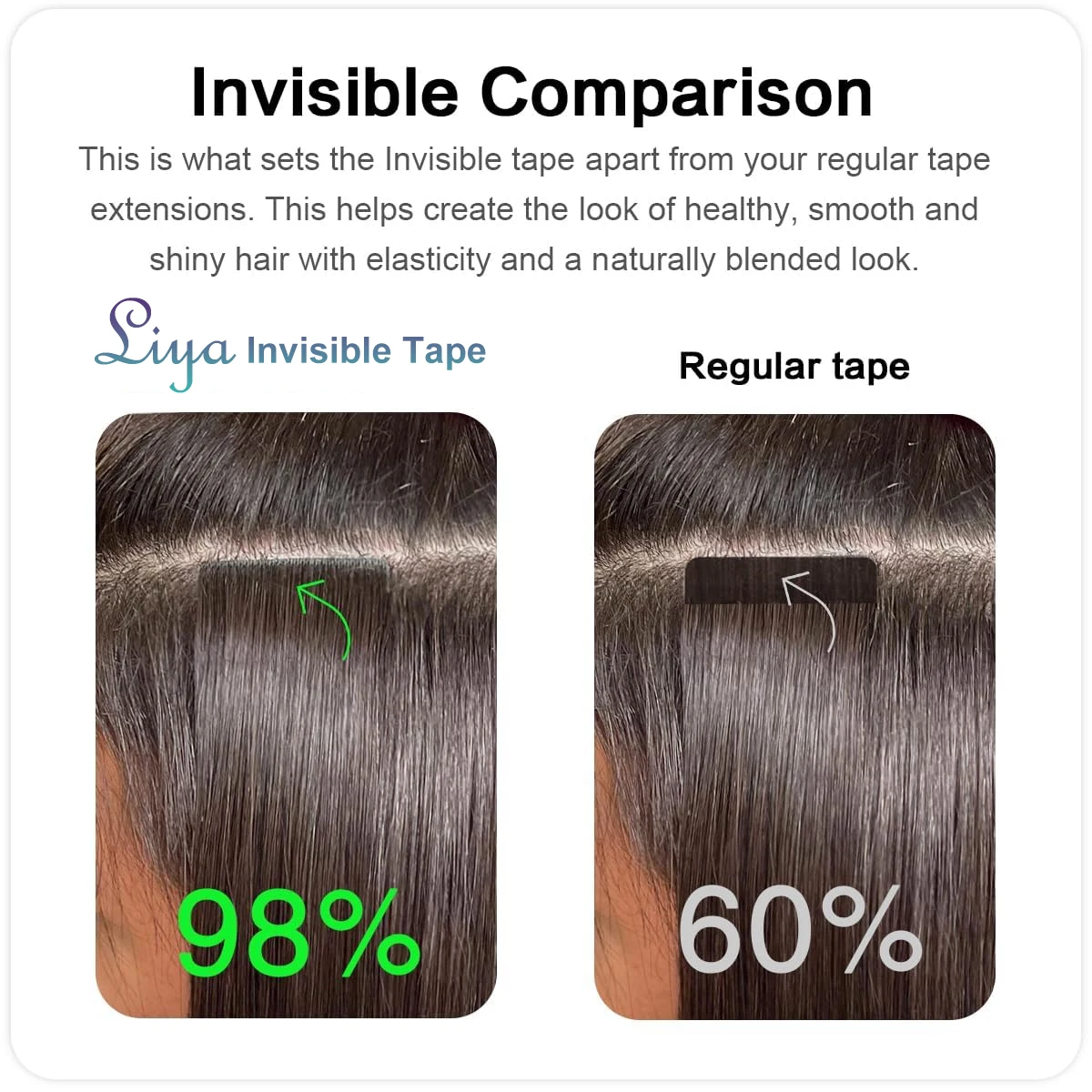 Straight Invisible Tape In Human Hair Extensions 100% Human Hair Adhesive Glue Remy Hair #2 #4 Medium Brown PU Seamless Tape In