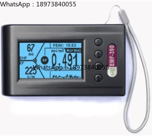 Advanced GQ EMF-390 Multi-Field, Multi-Function  EMF Meter and Spectrum Power Analyzer  With Data Logger