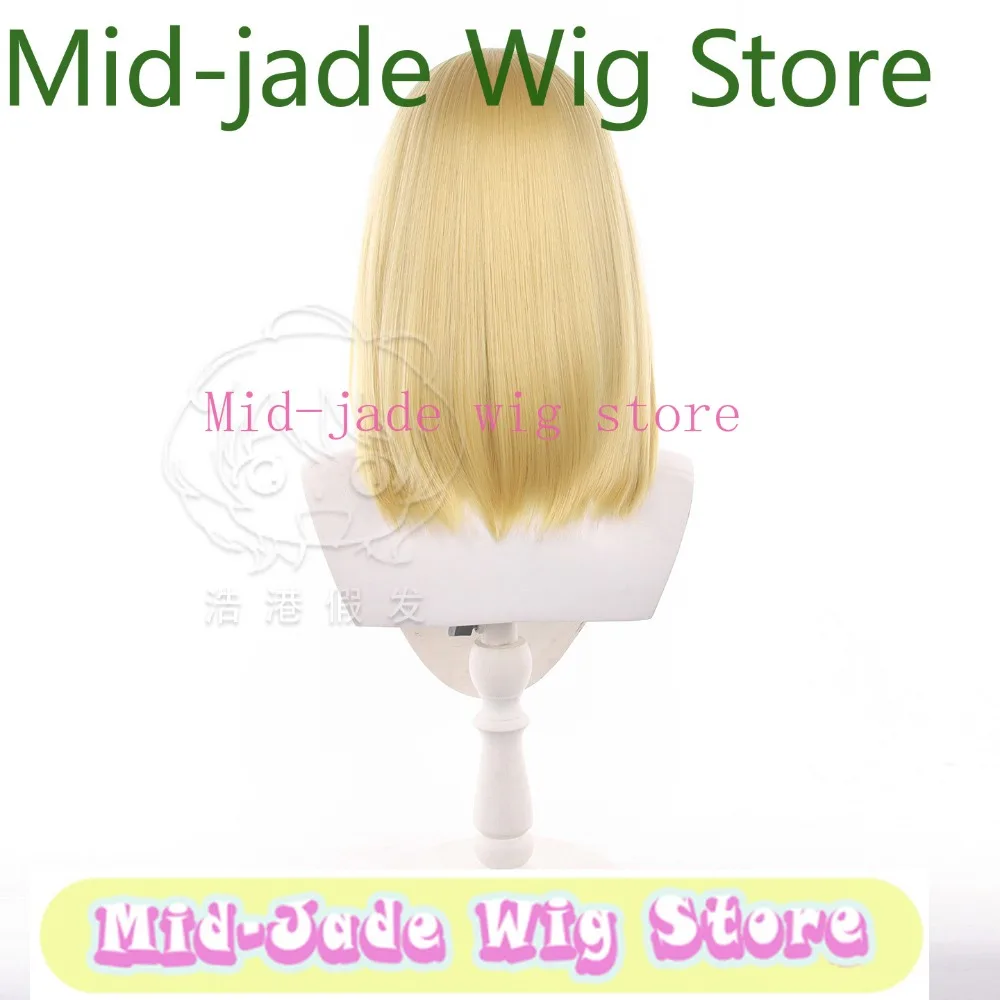

Mid-jade Anime Fate Strange Fake Ayaka Sajyou Cosplay Wig Ash Blonde Short Shaggy Hair with Braids Synthetic Halloween Wigs