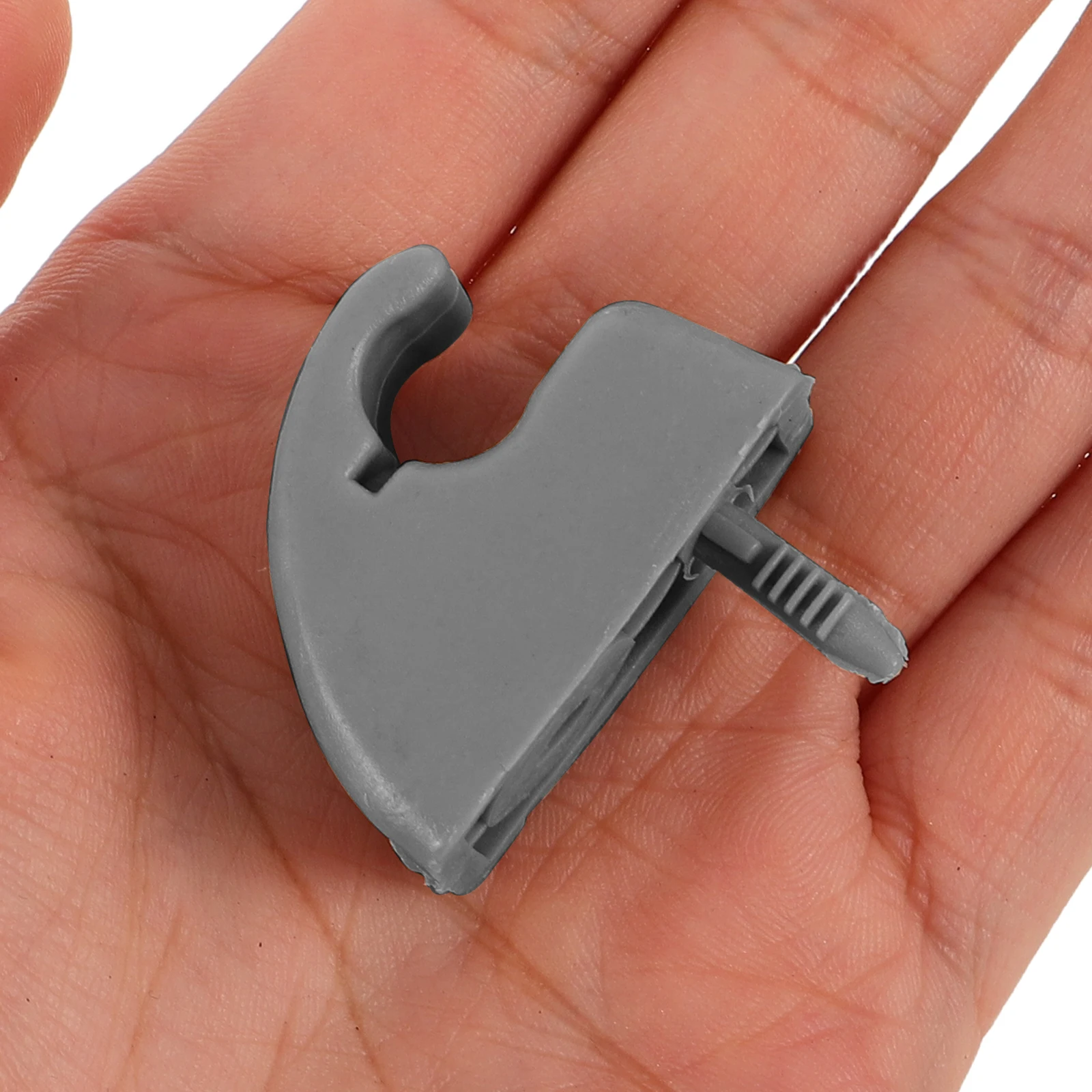 

10pcs Car Sun Visor Clip Kit Grey Replacement Fixing Clips For Sunshade Mounting Plastic Visor Mounting Clips For Sunglasses