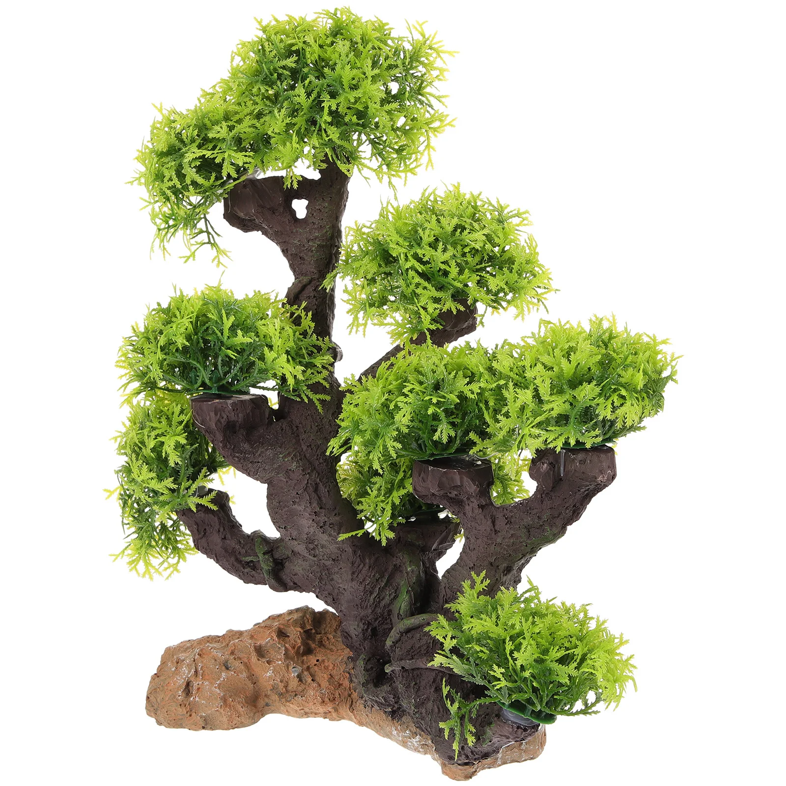 

Aquarium Tree Bonsai Decorations Artificial Plants Fish Tank Accessories Plastic Trees Root