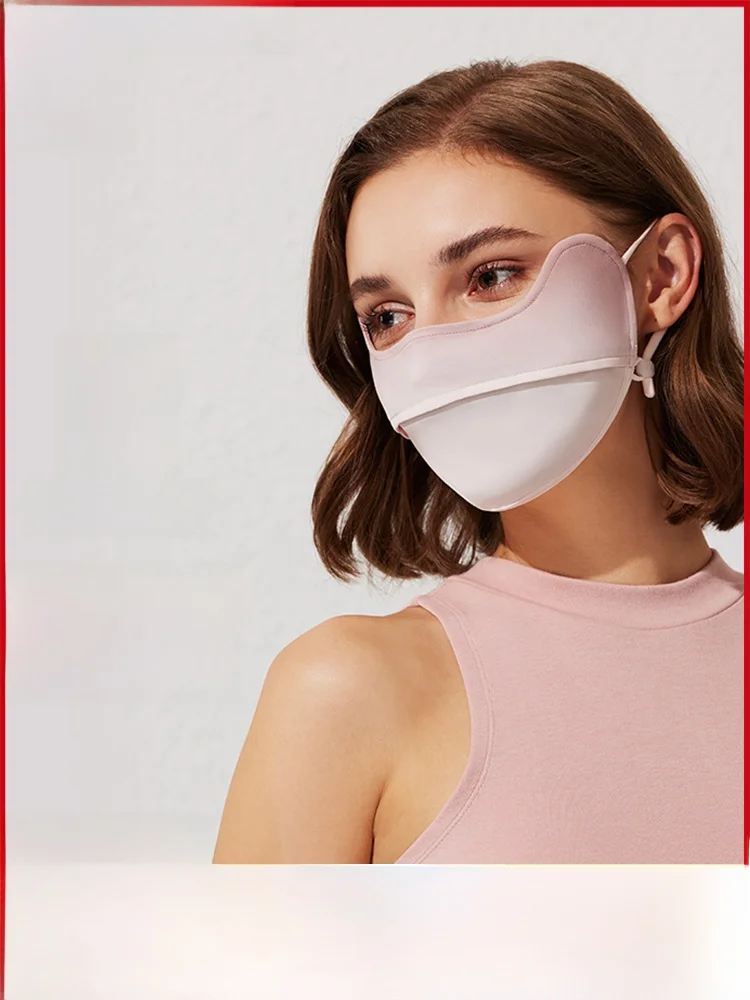 

Banana Le Women's Sun Protection Face Mask Thin Breathable UV Protection Lightweight Summer Faionable Face Covering