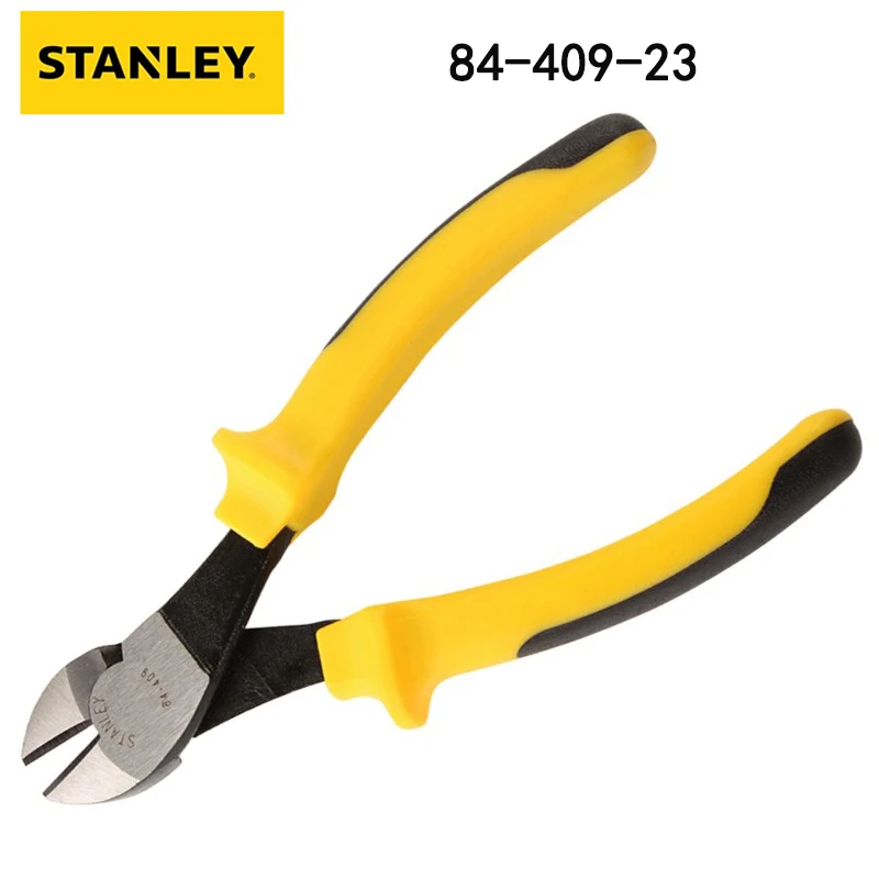 

Stanley 84-409-23 Dual Color Handle Oblique Nose Electrician Wire Cutting and Water Opening Pliers Maintenance Tool