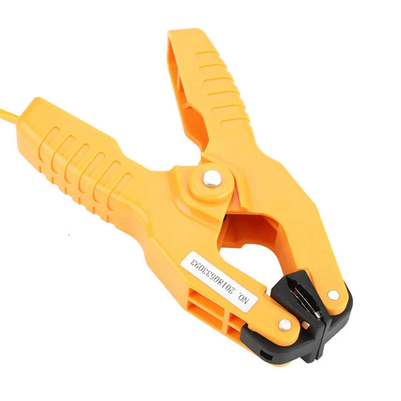 HT-05 K Type Thermocouple Sensor Temperature Lead Pipe Clamp 1-3/8Inch -40-200℃ HT-05 Yellow