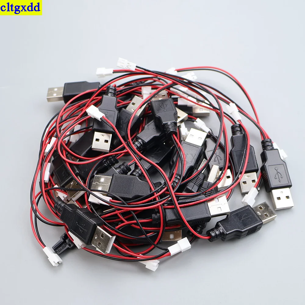 Cltgxdd 1 قطعة الذكور والإناث USB إلى XH2.54/PH2.0 محطة سلك 2-core الطاقة أنثى المقبس 20 سنتيمتر مقبس USB الطاقة نوع A لتقوم بها بنفسك عدة