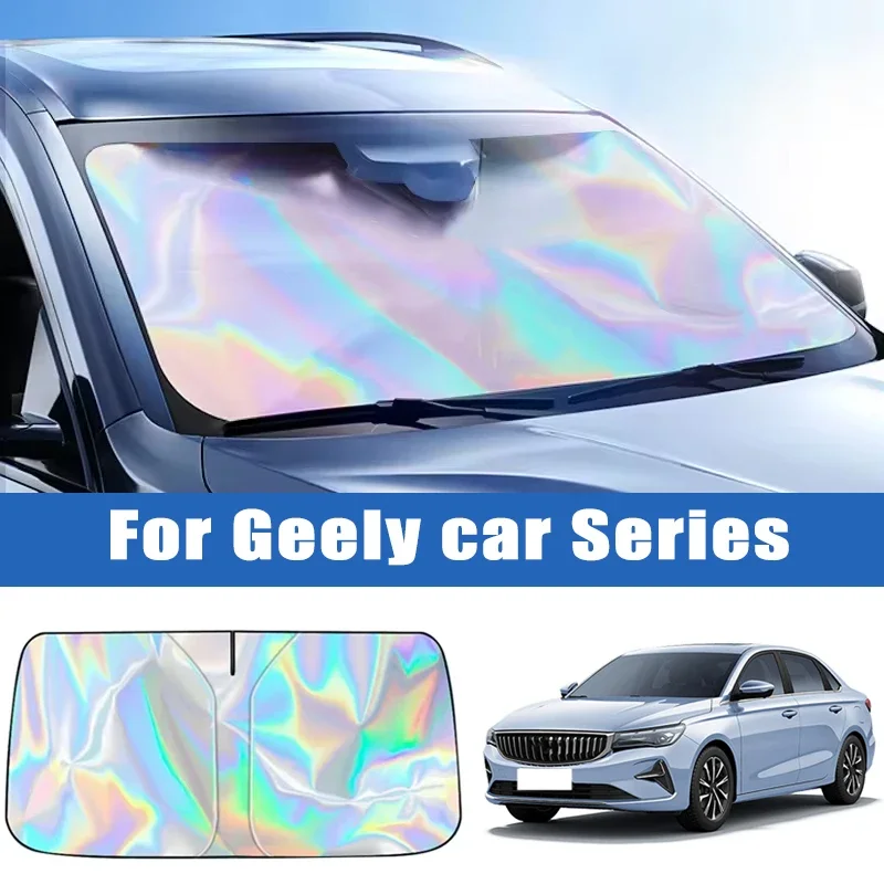 

Car Windshield Sunshade Cover for Geely Coolray Atlas Emgrand Okavango Tugella Azkarra Front Window Sun Shade UV Protection