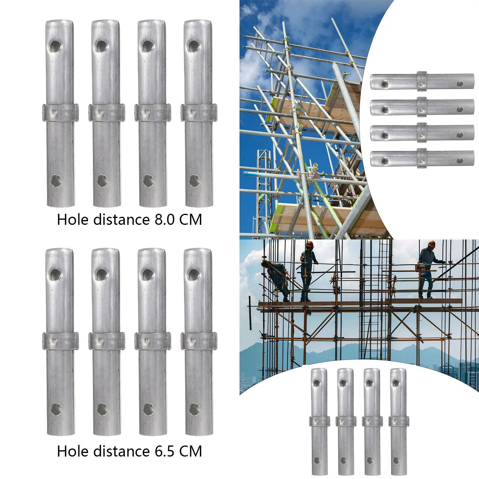 Scaffolding Connecting Rod Coupling Pin Accessory for Heavy Duty Equipment