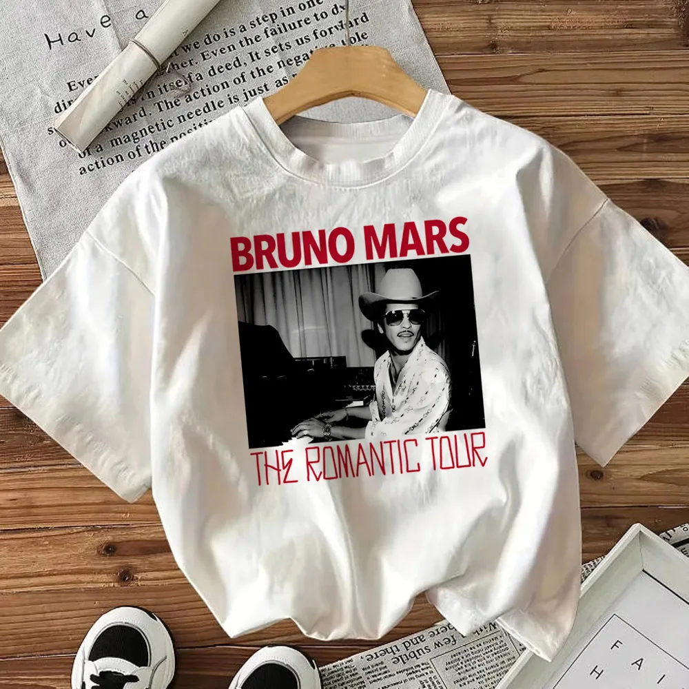 Bruno Mars tshirt girl Pastel Graphic Gothic Vintage top tees kawaii Pastel Colorful Punk