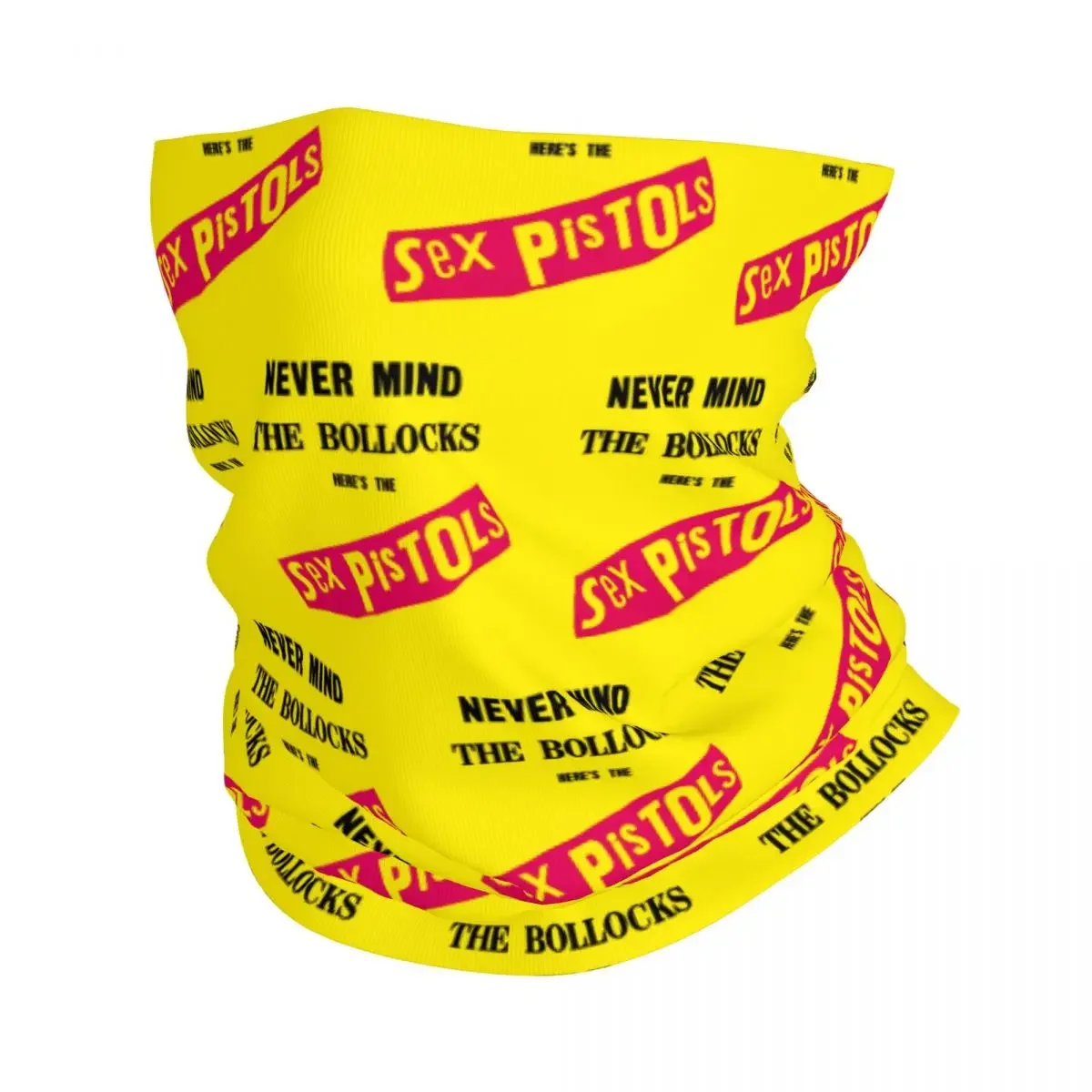 Sex Rock Pistols Never Mind The Bollocks Winter Headband Neck Warmer Women Men Ski Running Tube Scarf Face Bandana Gaiter