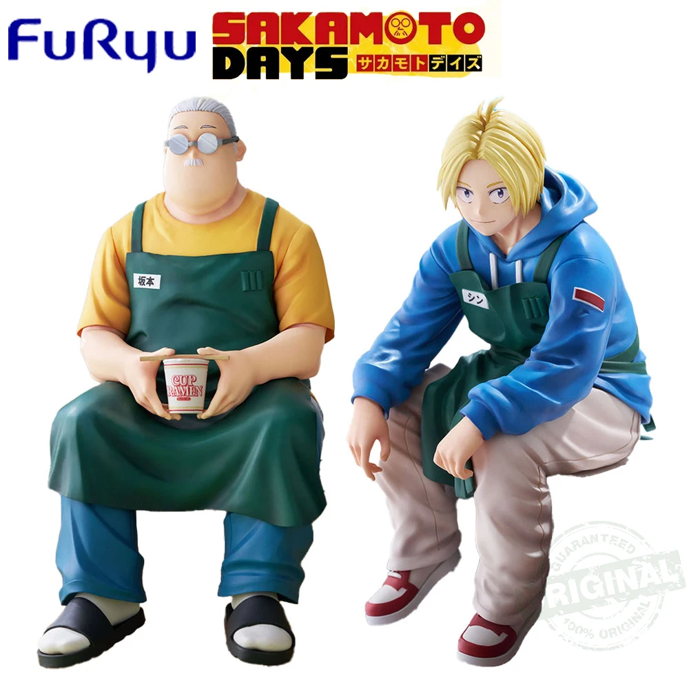 

In Stock Furyu Original Model Toys Noodle Stopper Sakamoto Days Asakura Shin Sakamoto Tarou Anime Figures Gifts