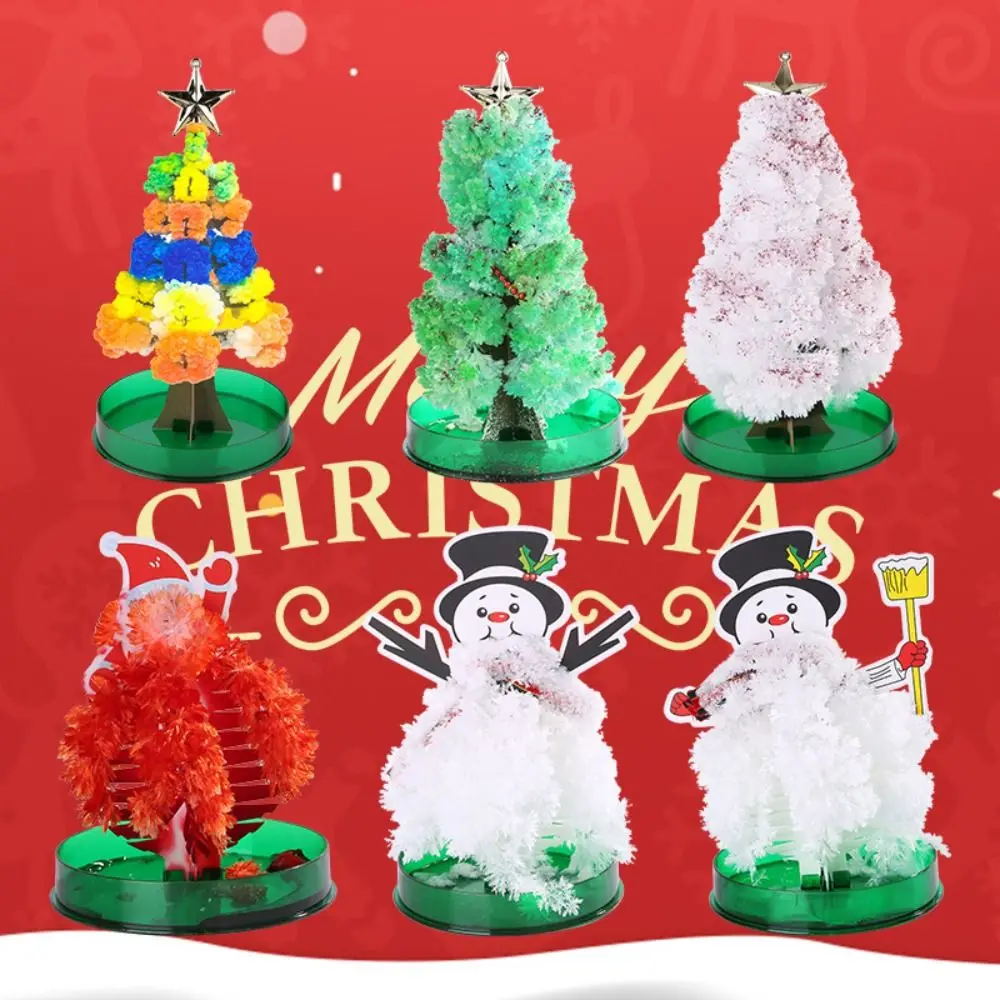 Magic Growing Christmas Tree DIY Fun Xmas Gift Toy for Adults Kids Home Festival Party Decor Props Mini Tree