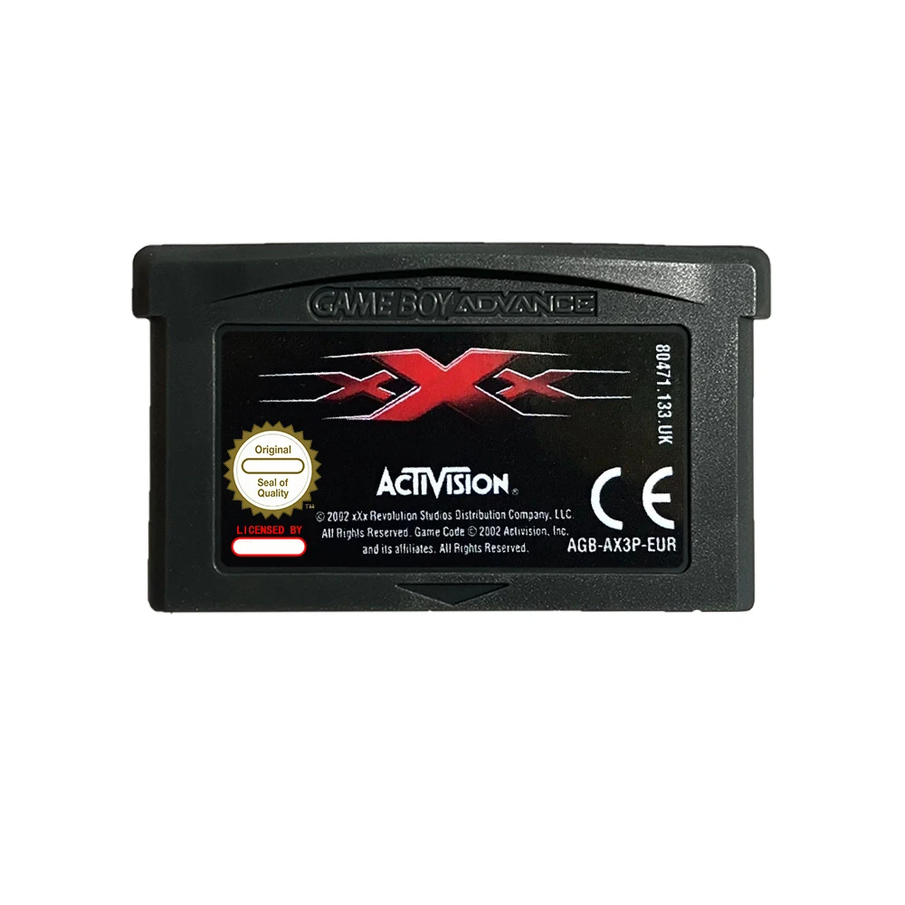 xXx GAME BOY ADVANCE Cartridge 32 Bit Video Game For Nintendo GBA/SP/NDS Console - English Language