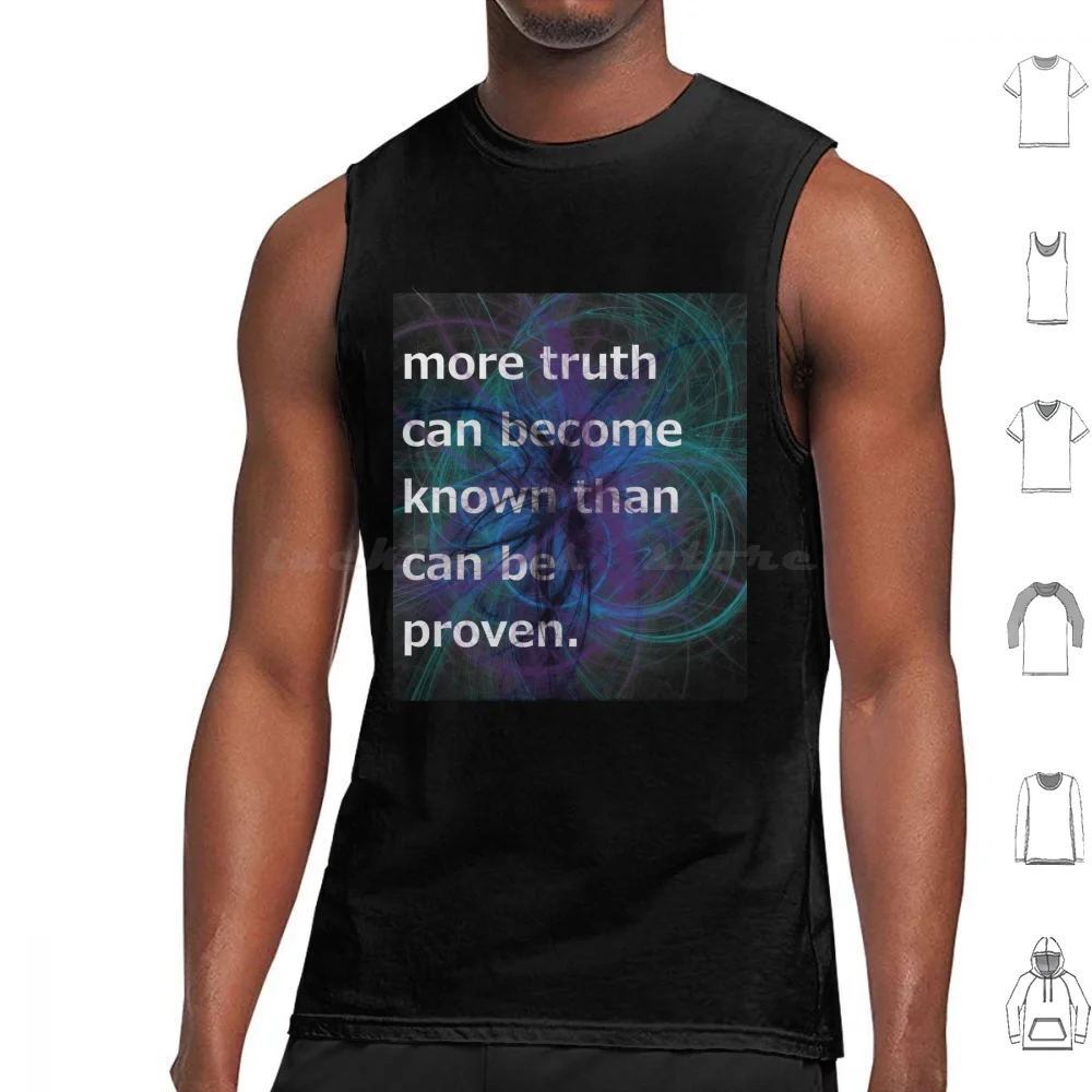 Feynman Truth Quote Camisetas sin mangas Chaleco sin mangas Feynman Física Mecánica cuántica Cita Verdad Prove Conocido