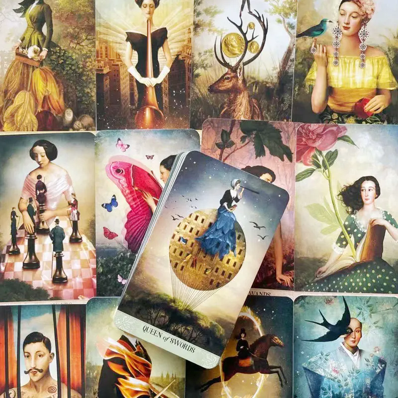 Cartas de Tarot Mystical Moments, con guía baraja de cartas, juego de cartas de Tarot con PDF, adivinación para principiantes, oráculo, juego de fiesta oculto