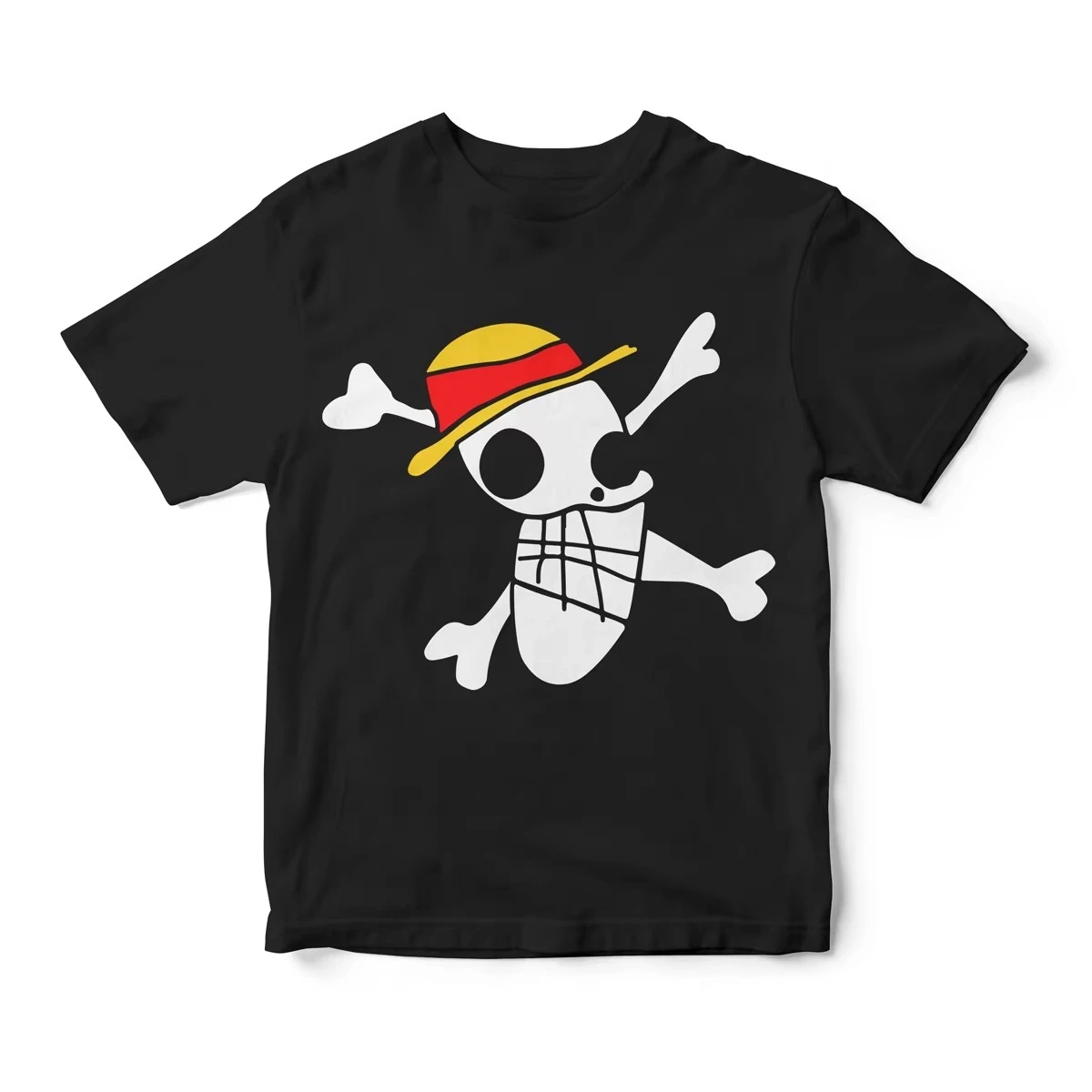 One Piece Anime Cartoon Skull Printed T-shirt Men's and Women's T-shirt Men's Top Sports T-shirt Men's T-shirt Summer Tee 2026