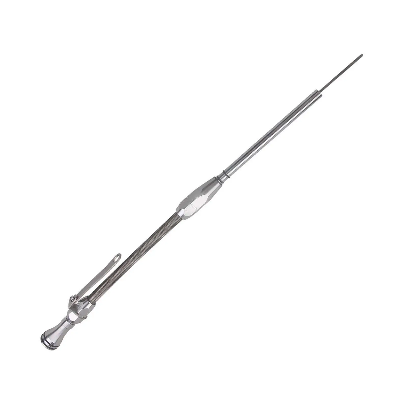 

Engine Oil Level Dipstick Car Accessory Manual Tool Practical Stainless Steel Dipstick for Chevy Sbc 267 305 Replacement