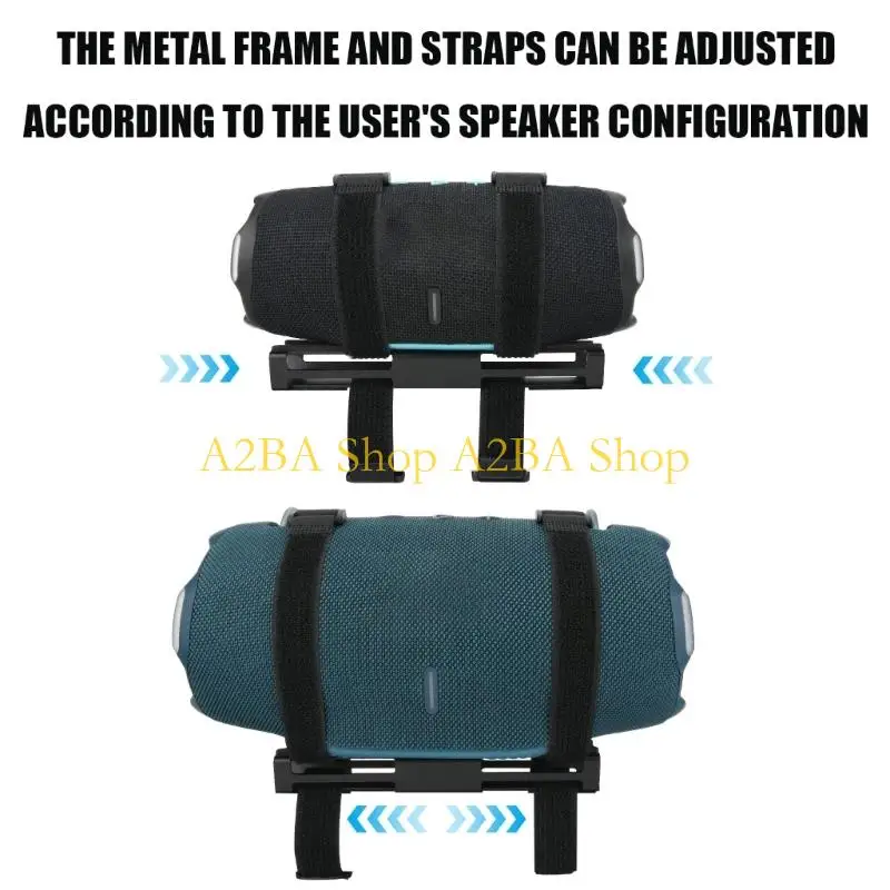 A2BA Cycling Speaker Bracket With Extended Slot And Soft Padding For Flip 6 Speakers Easy Installation Holder Bracket
