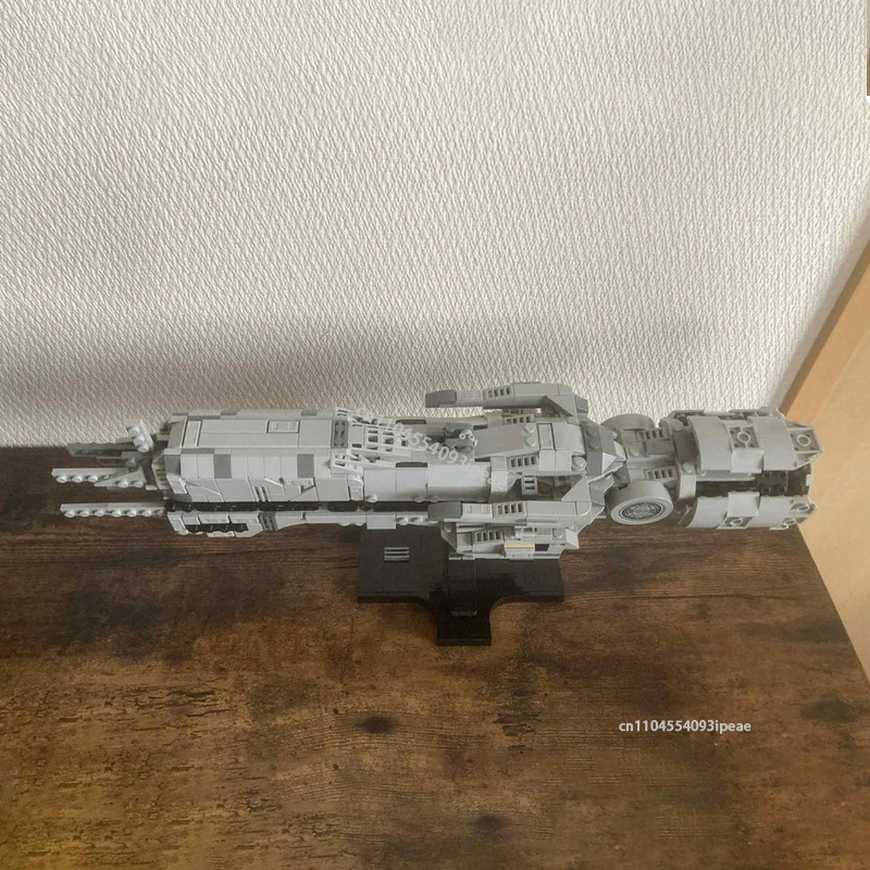 Nuevo Kit de bloques de construcción de la serie de nave espacial Aliens USS Sulaco, conjunto de ladrillos de montaje de acorazado de guerra espacial DIY, modelo de juguetes, regalos para niños