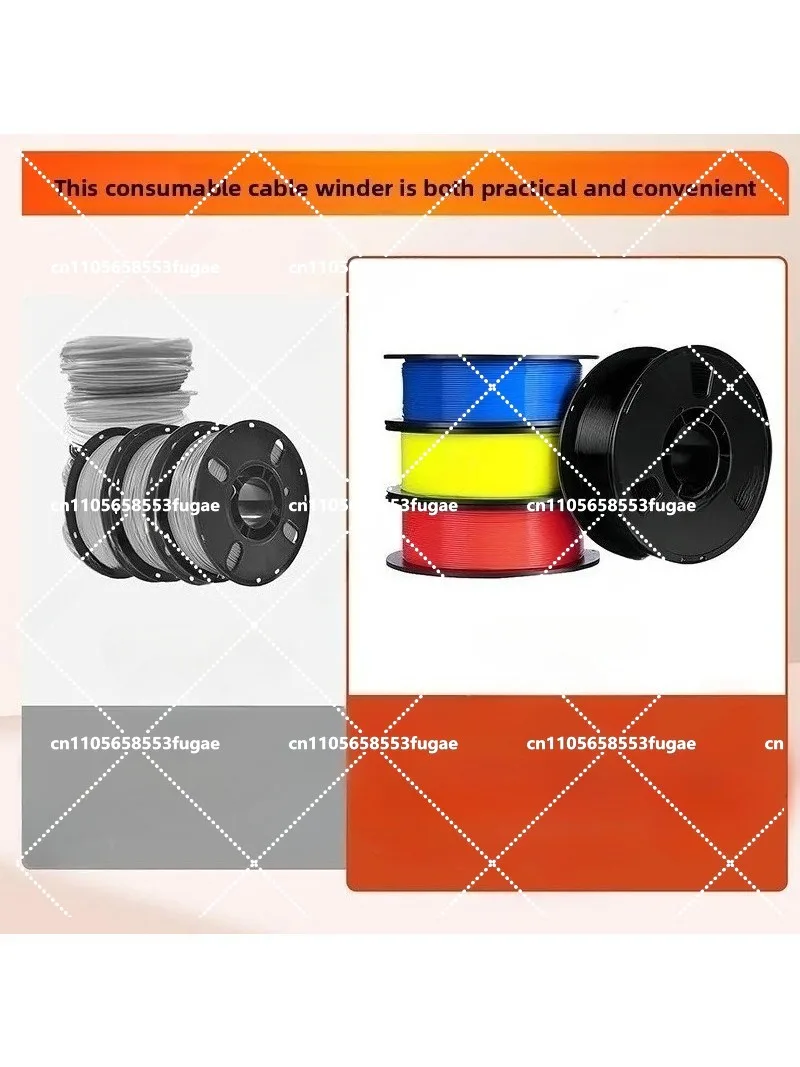 3D Printing Supplies Winding Machine Electric Spool Suitable for 20cm Diameter Reel Universal Winding Machine Printer view 5