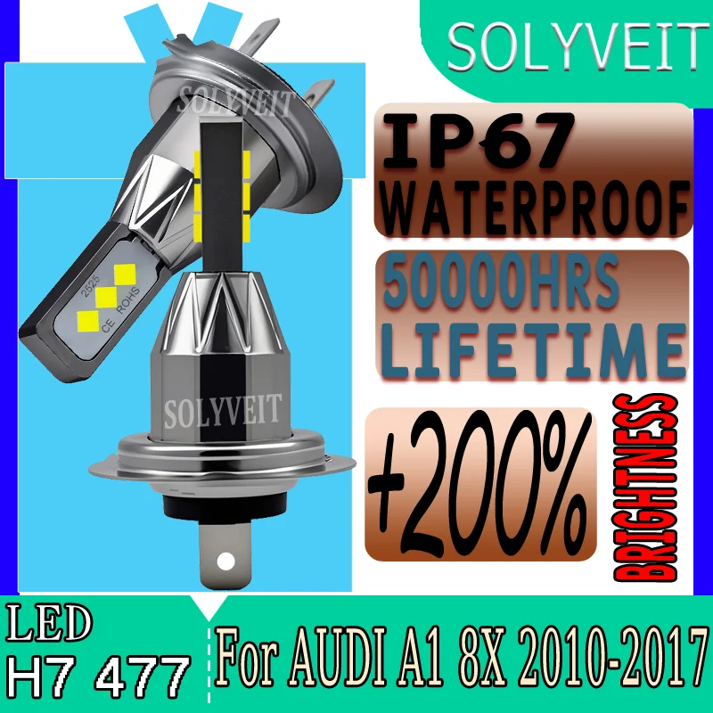 LED фары низкого света для AUDI A1 8X, надежные и тихие.